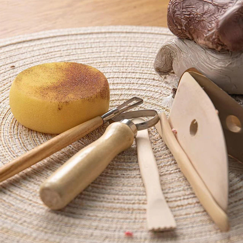 43Pcs Pottery Clay Sculpting Tool Set